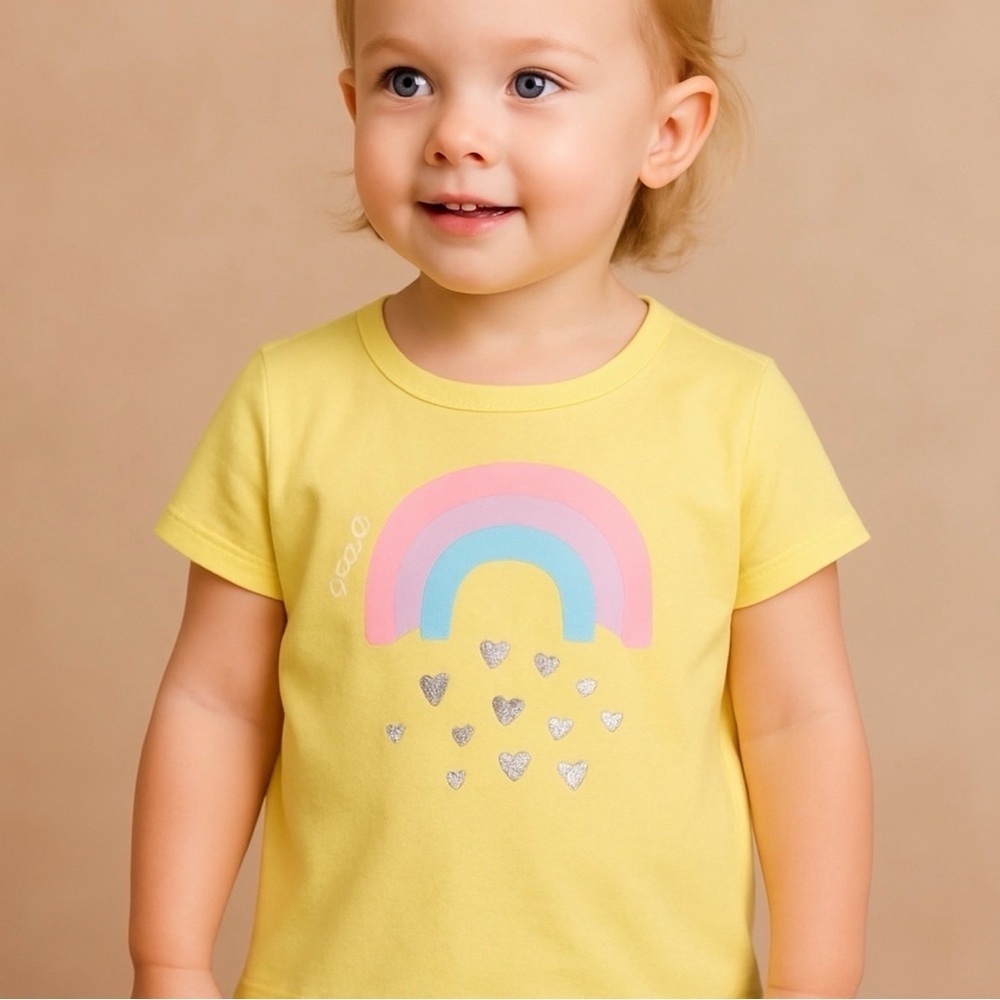 Garanimals yellow rainbow tee - 18m